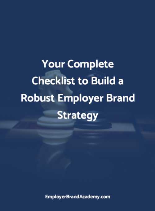 employer branding strategy checklist