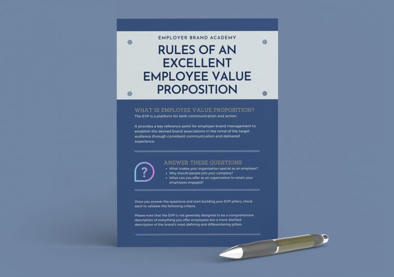 Rules Of An Excellent Employee Value Proposition